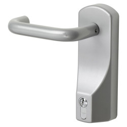 Exidor 322EC Outside Access Device - Lever - Silver
