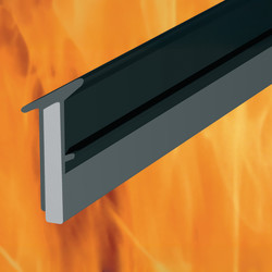 TF130BK Intumescent Glazing Gasket - FD30 - 100m Length - Black