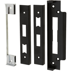 Altro13mm Architectural Rebate Kit for Sashlock - Matt Black