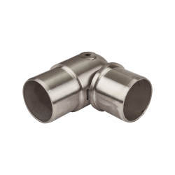 SWR Balustrade Adjustable Elbow Connector - 316 Brushed Satin Stainless Steel