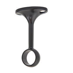 Rothley 19mm Hanging Rail Centre Bracket - Black