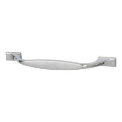 Crofts & Assinder Marlborough 15mm D-Bar Cabinet Pull Handle - 128mm Centres - Polished Chrome