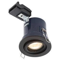 Forum Electralite Yate 50W IP20 Fire Rated LED Adjustable Downlight - Matt Black