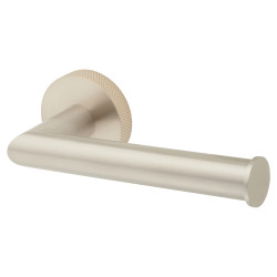 Hampstead Knurled Toilet Roll Holder - 140 x 65 x 57mm - Satin Stainless Steel