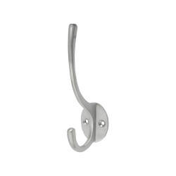 Heritage Brass by M Marcus Victorian Light Duty Single Hat & Coat Hook - 125 x 51mm - Satin Chrome