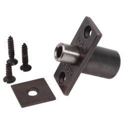 Bramah Rola Retractable Egress Sash Window Stop - 22 x 16mm - Bronze