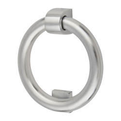 Heritage Brass by M Marcus Ring Door Knocker - 107 x 77mm - Satin Chrome