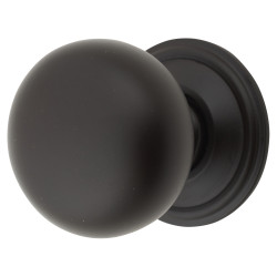 From The Anvil Mushroom Round Cabinet Knob - 32mm Diameter - Aged Bronze