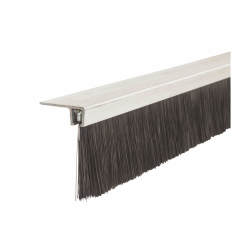 Barrier Brush Strip F5 - Brush Size 35mm - 3000mm Length - Inward/Outward Opening Doors - Aluminium