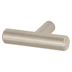 Touchpoint 12mm T-Bar Cabinet Knob - 50 x 32mm - Satin Nickel