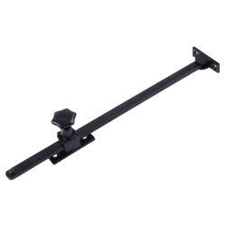 From The Anvil Sliding Casement Window Stay - 12"/304mm Length - Black