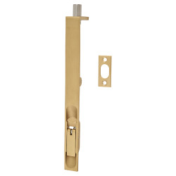 Jedo by Frelan Lever Action Flush Bolt - 200 x 20mm - Fire Rated - Square - Satin Brass