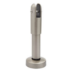 Toilet Cubicle Leg - Adjustable Height - 12-13mm Panels - 304 Stainless Steel