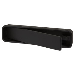 Altro Frome Rectangular Flush Cabinet Pull Handle - 99 x 24mm - Matt Black