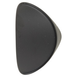 M Marcus Calyx Oval Cabinet Knob - 40 x 30mm - Matt Black