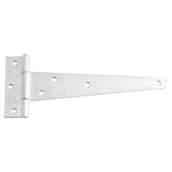 Heavy Duty Gate/Door Tee Hinge - 250 x 40mm - Galvanised - Pair