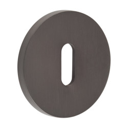 CRES by Frelan Escutcheon - 54mm Diameter - Keyhole - Dark Bronze