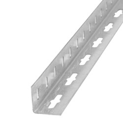 Rothley 1000mm Steel Drilled Angle - Equal Sided - 35.5 x 35.5 x 1.5mm - Galvanised