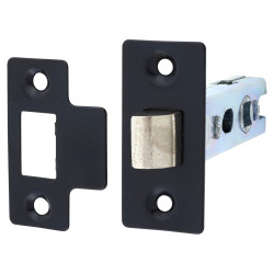 Touchpoint Budget Tubular Latch - 78mm Case - 57mm Backset - Square - Matt Black