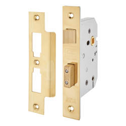 UNION 2226 Bathroom Lock - 77.5mm Case - 57mm Backset - Polished Brass