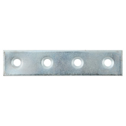 Flat Mending Plate - 75 x 15 x 2mm - Zinc Plated - Pack of 10