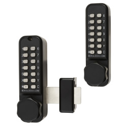 Borg BL2625 Easicode Pro External Marine Grade Push Button Back to Back Code Lock - Black