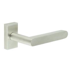 CRES by Frelan CR-101 uPVC Multipoint Door Handle on Rectangular Rose - Satin Stainless Steel