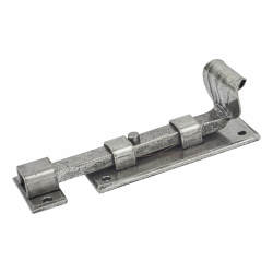 Olde Forge Straight Barrel Bolt - 90 x 37mm - Pewter