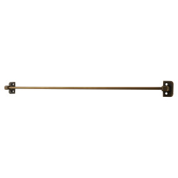 Altro Wardrobe Door Belt / Tie Rail - 380 x 30 x 21mm - Antique Brass
