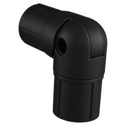 Rothley 25mm Bay Window Curtain Pole Bracket - Matt Black