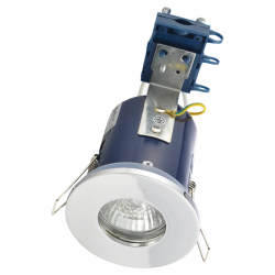 Forum Electralite Yate 50W IP65 Fire Rated LED Fixed Downlight - Chrome