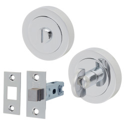 Serozzetta by Carlisle Brass GK4004 Bathroom Turn & Release & Deadbolt Ultimate Kit - Pol Chrome