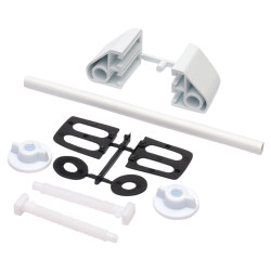 Toilet Seat Fitting Kit - 200 x 95mm - White
