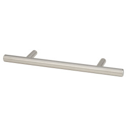 Altro 10mm T-Bar Cabinet Pull Handle - 96mm Centres - Satin Stainless Steel