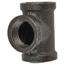 Altro 3/4" Pipe Shelving Iron Pipe Tee Connector - Grey