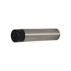 Hampstead Cylinder Projection Door Stop - 70mm Projection - Satin Stainless Steel