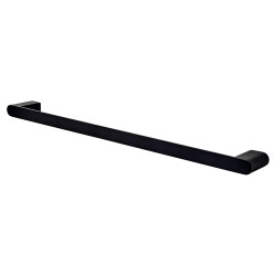Altro Designer Square Towel Rail - 600 x 65 x 26mm - Matt Black