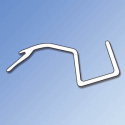 Glass to Glass Strike Jamb Shower Seal - 90° - Suits 10mm Glass - Clear