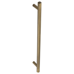 Burlington by Frelan Antique Brass 20mm T-Bar Door Pull Handle - Screw Fix - 425mm c/c - Belgrave Range