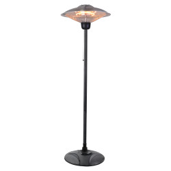 Forum Zink Marl IP34 Floor Standing Patio Heater - 1000/2000W