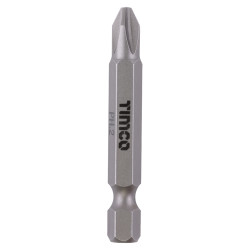 TIMCO Steel Driver Bits - Phillips - PH2 - 50mm Length - Pack of 5