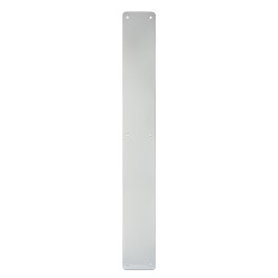 Touchpoint Aluminium Plain Finger Plate - 600 x 75 x 1.5mm - Satin Anodised