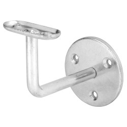 Altro Equality Act Handrail Bracket - 90mm Projection - Zinc Plated