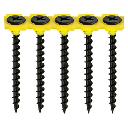 TIMCO Collated Coarse Thread Drywall Screws - 3.5 x 32mm - Black Phosphate - Pack of 1000