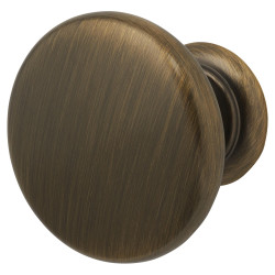 Crofts & Assinder Monmouth Round Cabinet Knob - 38mm Diameter - American Bronze