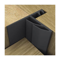 Norsound 710FR Perimeter Seal - 2100mm Length - Black - Pack of 5