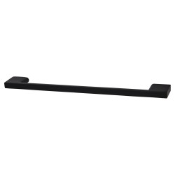 Altro 9mm Slim D-Bar Cabinet Pull Handle - 192mm Centres - Black