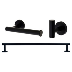 Altro Essential Bathroom Set - Matt Black