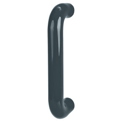 Hoppe AR602/220 Nylon D-Bar Door Pull Handle - Bolt Fix - 220mm c/c - Anthracite Grey