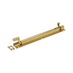 Altro Necked Barrel Bolt - 200 x 40mm - Polished Brass